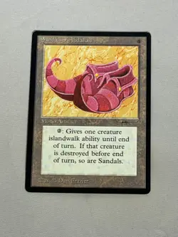 MTG Sandals of Abdallah Arabian Nights Magic the Gathering - Image 1