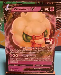 Whimsicott V 064 Prize Pack Series 2 Pokemon Play! Mint Condition - Image 1