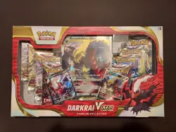 Pokemon Darkrai VSTAR Premium Collection SWSH 8 Packs 2 Foil 1 Jumbo - Image 1