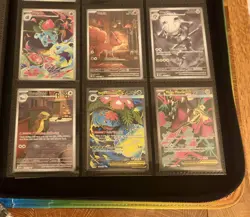 Pokemon Mega Evolution Starter Set w/Vault X SV2 Binder x208 Full Art NM/M - Image 1
