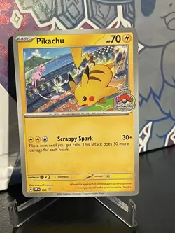 2024 Pokemon World Championships Pikachu Black Star Promo SVP EN 190 NM - Image 1