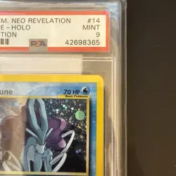 SUICUNE-HOLO 1ST EDITION POKEMON NEO REVELATION 2001 14 PSA 9 - Image 3