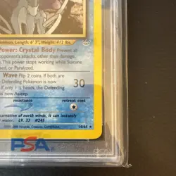 SUICUNE-HOLO 1ST EDITION POKEMON NEO REVELATION 2001 14 PSA 9 - Image 4