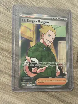 Lt. Surge's Bargain 170/132 - Full Art - Pokemon Mega Evolution - Image 3