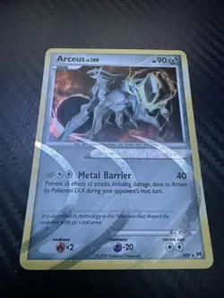 2009 Pokemon Arceus AR9 Holo Rare - Image 2