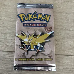 🔥 THREE SEALED 1999 FIRST EDITION Pokemon Fossil Booster packs - Image 5
