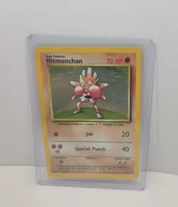 Pokemon TCG - Hitmonchan 7/102 Base Set Holo Rare WOTC 1999 - Image 1