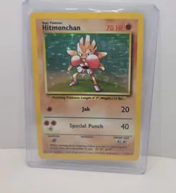 Pokemon TCG - Hitmonchan 7/102 Base Set Holo Rare WOTC 1999 - Image 2