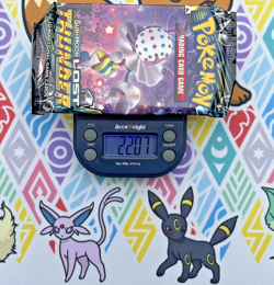 POKEMON TCG SUN & MOON LOST THUNDER BOOSTER PACK SEALED ZERAORA ART 22G HEAVY! - Image 1