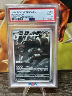2024 Pokemon Shrouded Fable Illustration Rare #66: HOUNDOOM: PSA 9 - Image 1