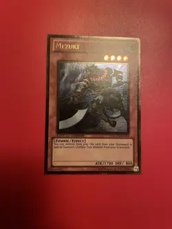 | Yugioh Mezuki GLD3-EN018 Limted Edition Gold Rare Gold Series 3 NM/LP 🔥 | - Image 1