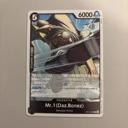 Mr.1 Daz.Bonez Foil OP14-090 The Azure Sea's Seven One Piece - Image 1