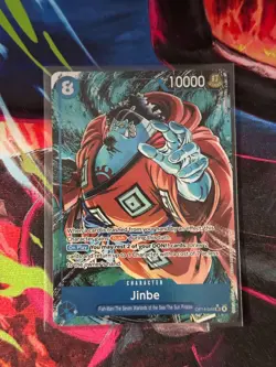 Jinbe | OP14-049 | One Piece | The Azure Sea’s Seven | Foil | Alt Art Parallel - Image 1