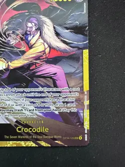 Crocodile OP14-120 (SEC) - The Azure Seas Seven - One Piece TCG - English - NM - Image 5
