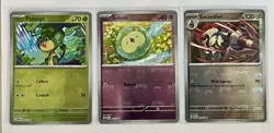 Pokemon TCG White Flare Masterball 3 Card Lot: Pansage Solosis Excavalier. Mint! - Image 1