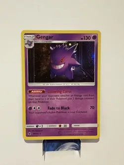 Gengar 38/111 Crimson Invasion 2017 Holo Rare Pokemon Card TCG LP/NM - Image 1