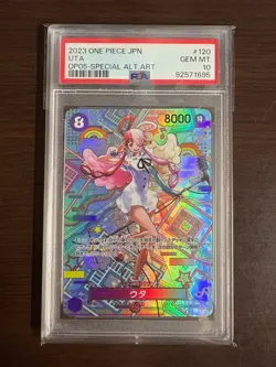 Uta SEC SP OP02-120 PSA10 One Piece Card - Image 1