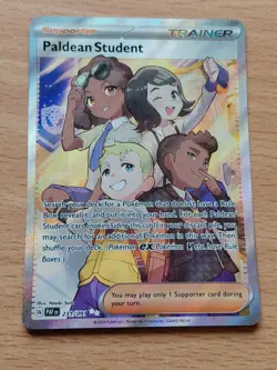 Pokemon TCG Paldean Student Scarlet & Violet Paldean Fates Card 231/091 2024 - Image 1