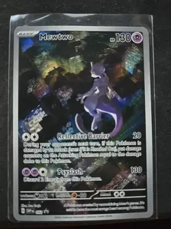 Pokemon Card Mewtwo 052 Black Star Promo Scarlet Violet Pokemon 151 UPC LP - Image 1