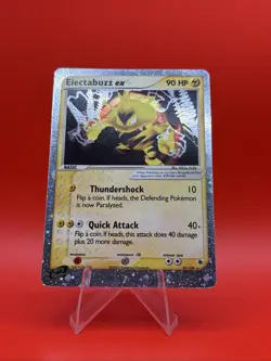 Electabuzz ex 97/109 Pokemon Ruby and Sapphire Vintage Holo ex Card 2003 - Image 1