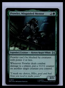 Prowler, Misguided Mentor U Marvel's Spider-Man: Eternal-Legal 17 NM - Image 1