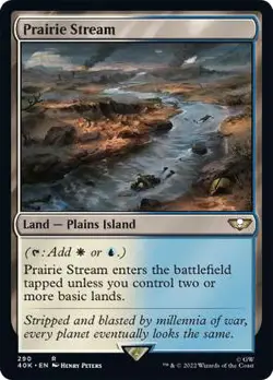 MTG Prairie Stream - Warhammer 40,000 Commander #290 - Image 1