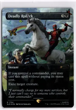 Deadly Rollick Foil Secret Lair 1754 LP x1 MTG Magic: the Gathering - Image 1