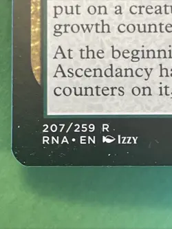Simic Ascendancy MTG Misprint Magic Crimp Error - Image 2