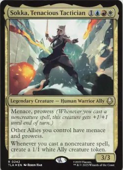 Sokka, Tenacious Tactician - FOIL - R Avatar: The Last Airbender 242 - MTG - Image 1