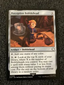 Magic The Gathering MTG - Perception Bobblehead - Universes Beyond: Fallout - Image 1