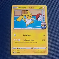 Pikachu Sobble Scorbunny Eevee Grookey On The Ball Pokemon Futsal Promo NearMint - Image 2