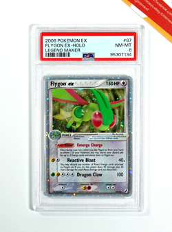Pokemon PSA 8 Flygon #87 Holo EX Legend Maker 2006 English - Image 1