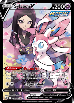 Pokemon TCG Sylveon V TG14/TG30 Full Art Ultra Rare Brilliant Stars NM/M - Image 1