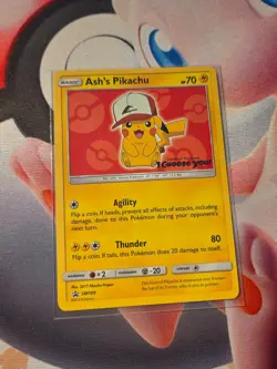 Pokemon -The Movie - I Choose You! Ash's Pikachu Promo SM109 - Image 1