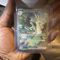 Pokemon Serperior ex 164/086 Holo Special Illustration Rare Sv: Black Bolt - Image 1