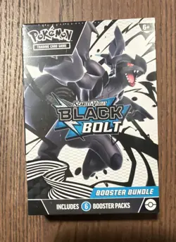 Pokemon Scarlet & Violet Black Bolt Booster Bundle (6 Packs) NEW SEALED - Image 1