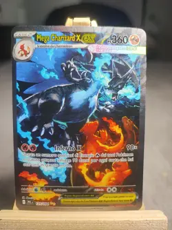 Mega Charizard X ex SIR italiana NM - MINT 2025 Pokemon Fiamme Spettrali 125/094 - Image 1