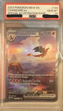 2023 PSA 10 Pokemon TCG Charizard ex Special Illustration Rare #199 - Image 3