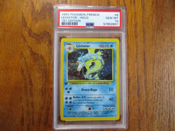 1999 Pokemon FRENCH 1st Edition Base Set Leviator-Gyarados Holo 6/102 PSA 10 - Image 1