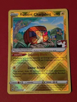 Pokemon TCG - Radiant Charjabug - 051/159 Stamped - Prize Pack Series 3 - Image 1