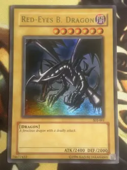 Yugioh: Red-Eyes B. Dragon - SDJ-001 - Ultra Rare - Unlimited - MP - Image 1