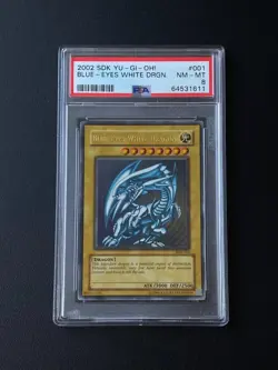 PSA 8 YU-GI-Oh! Starter Deck: Kaiba 001 Blue-Eyes White Dragon Classic - Image 1