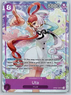 NM Uta OP02-120 One Piece English Promo Uta Premium Card Collection 2024 - Image 1