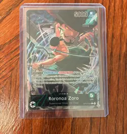 Roronoa Zoro (020) (Alternate Art) OP12-020 Legacy of the Master Foil - Image 3