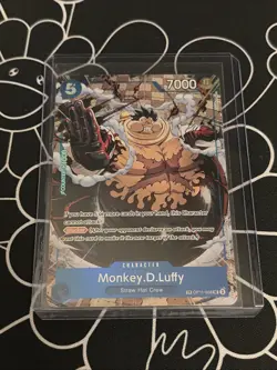 One Piece TCG Monkey.D.Luffy OP11-058 Carrying On His Will OP13 Treasure Rare TR - Image 1