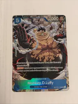 One Piece TCG Monkey.D.Luffy OP11-058 Carrying On His Will OP13 Treasure Rare TR - Image 2