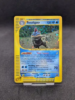 Pokemon Card Feraligatr 12/165 Expedition Base Set Holo WOTC Rare LP/Played - Image 1