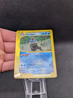 Pokemon Card Feraligatr 12/165 Expedition Base Set Holo WOTC Rare LP/Played - Image 3