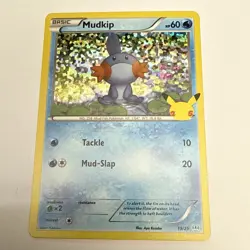 Pokemon TCG McDonald's 25th Anniversary Celebrations Mudkip Holo Card 19/25 NM - Image 1