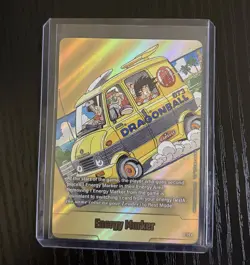 Energy Marker E-75* Gold Manga Booster 02 Dragon Ball Card English Super Rare - Image 1